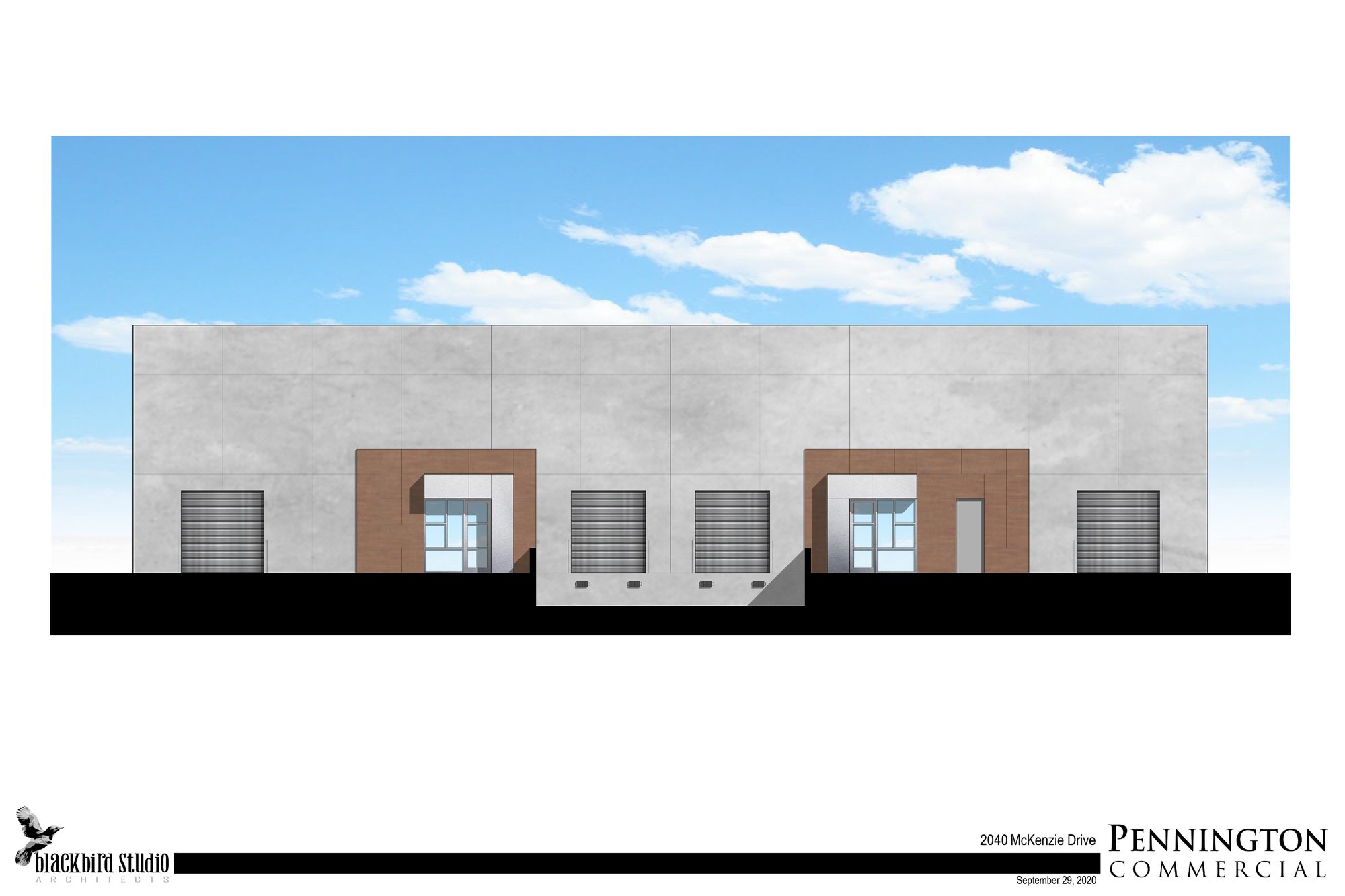 Building B Elevation Presentation image